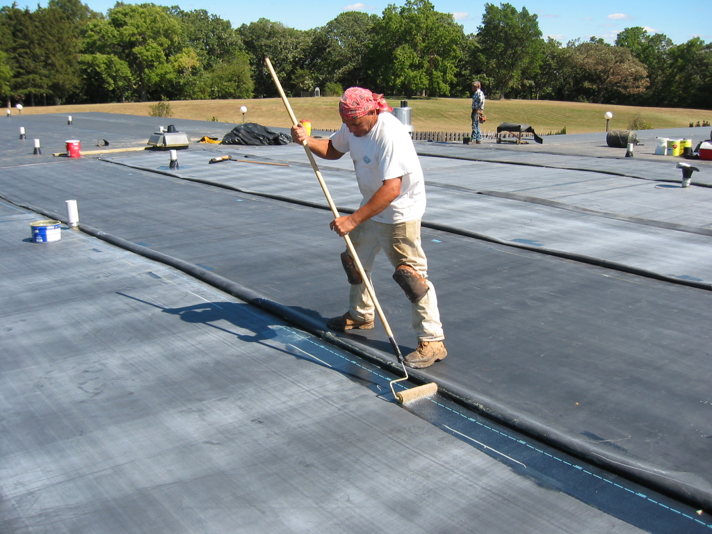 EPDM Roofing on Commercial Roof North VA