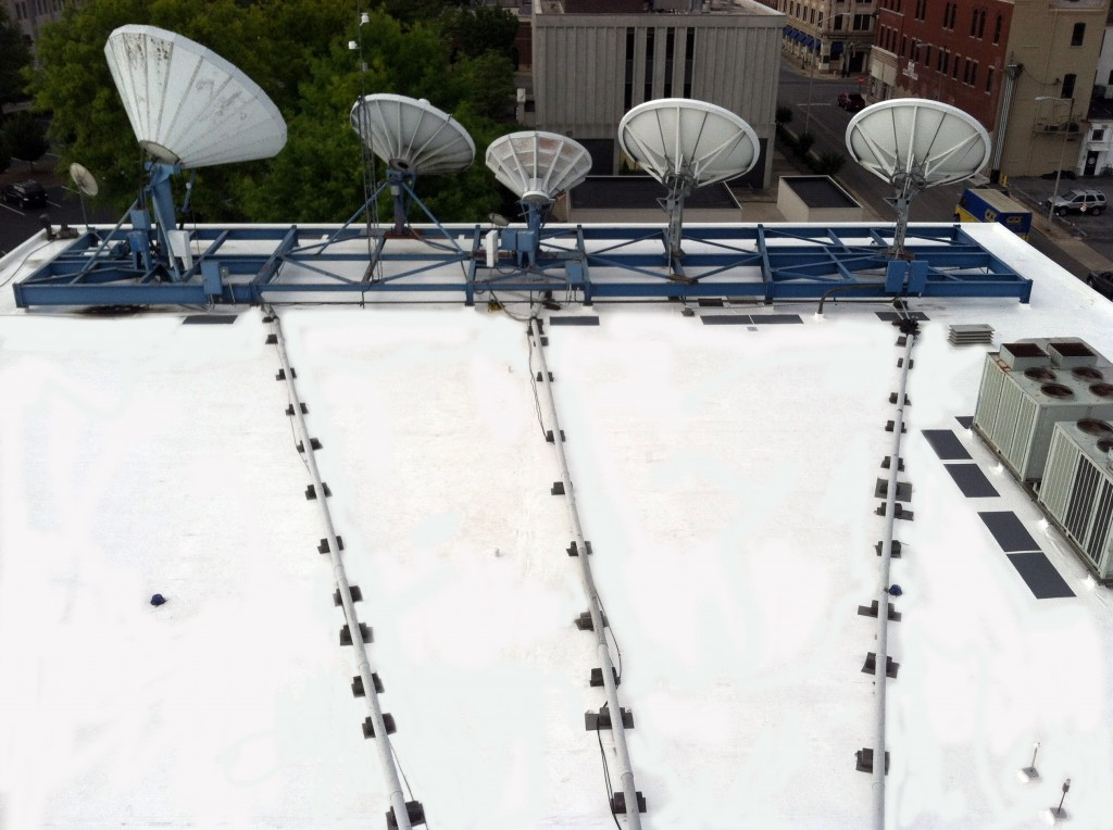 North VA PVC Roofing Satellites