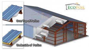 metal building roof insulation diagram