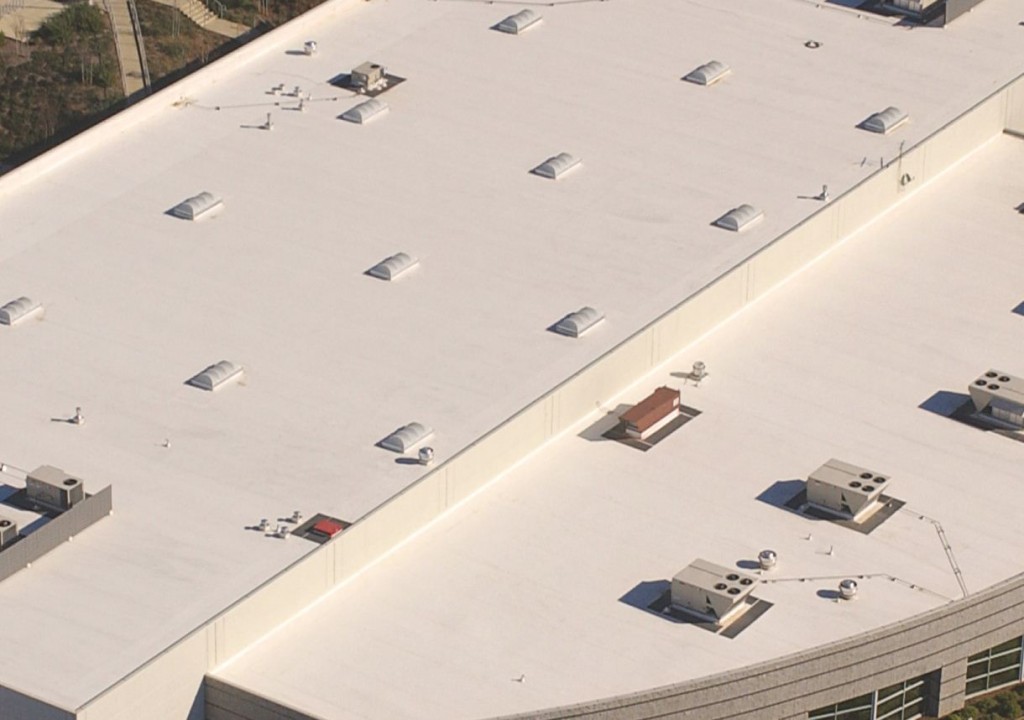 PVC Roofing System Large Commercial Building